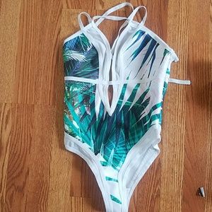 Palm One Piece Swimsuit